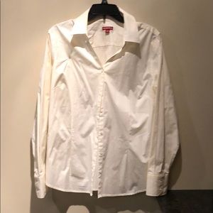 Button down tailored blouse